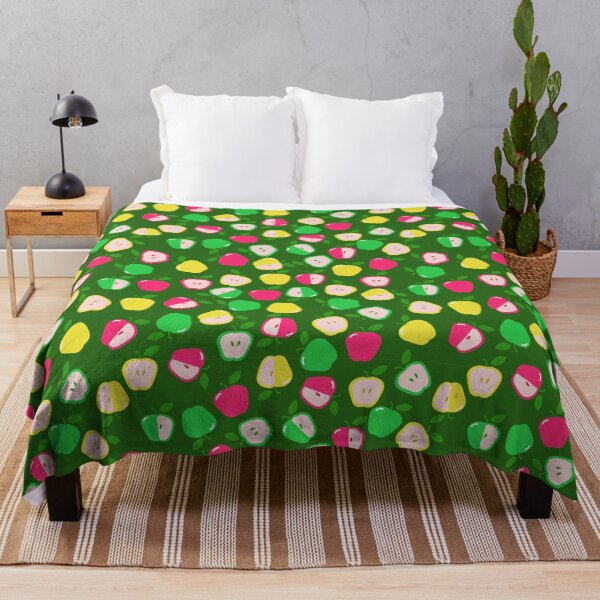 Item preview, Apple Orchard Picking Fruit Core for fall and autumn Green gif teacher pattern designed and sold by mkopka.