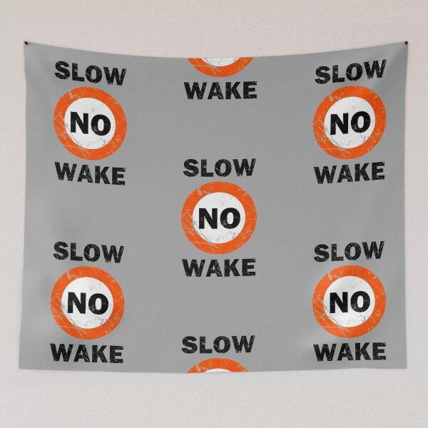 Item preview, Slow No Wake Nautical Signage designed and sold by Garaga.