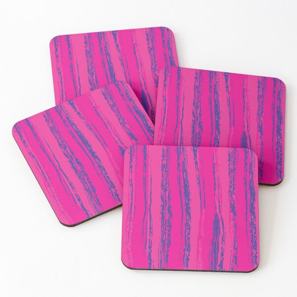 Item preview, Blue & Magenta Stripes designed and sold by Mia Harper Design.