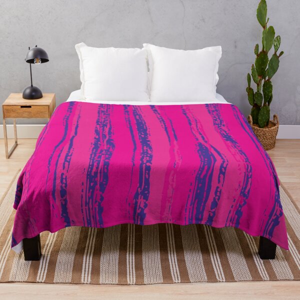 Item preview, Blue & Magenta Stripes designed and sold by Mia Harper Design.