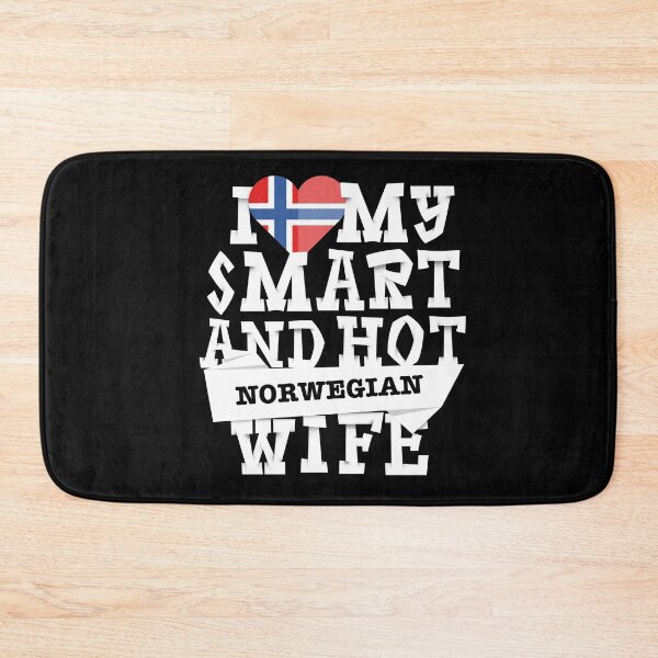 Item preview, I love my smart and hot Norwegian wife designed and sold by Urosek.