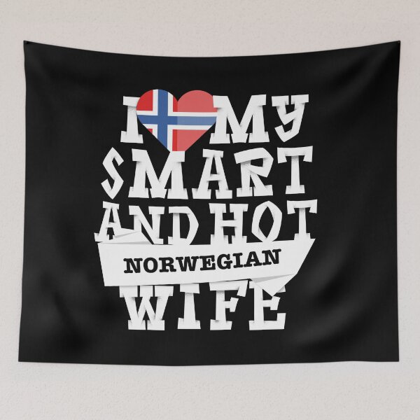 Item preview, I love my smart and hot Norwegian wife designed and sold by Urosek.