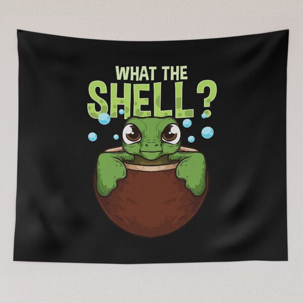 Item preview, Cute & Funny What The Shell? Turtle Pun Animal designed and sold by perfectpresents.