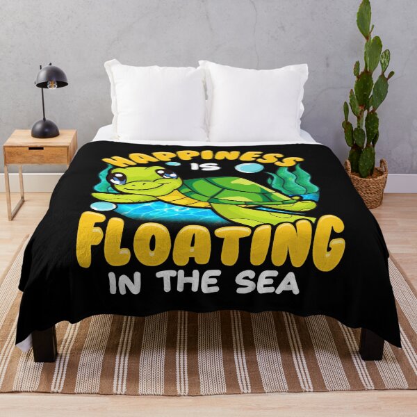 Item preview, Sea Turtle Happiness Is Floating In The Sea designed and sold by perfectpresents.