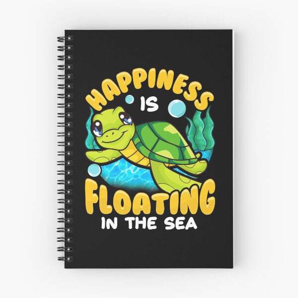 Item preview, Sea Turtle Happiness Is Floating In The Sea designed and sold by perfectpresents.