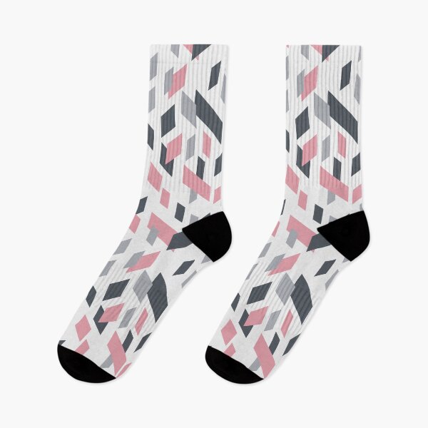 Item preview, Abstract Geometric Design in Pink and Gray designed and sold by machare.