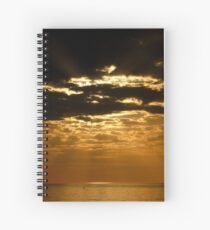 Sunset over Sanibel Island in Florida Spiral Notebook
