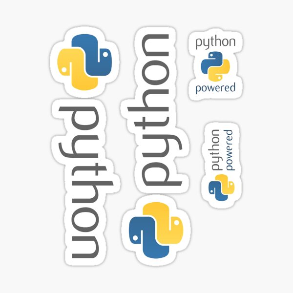 Python Logo Sticker Pack Sticker