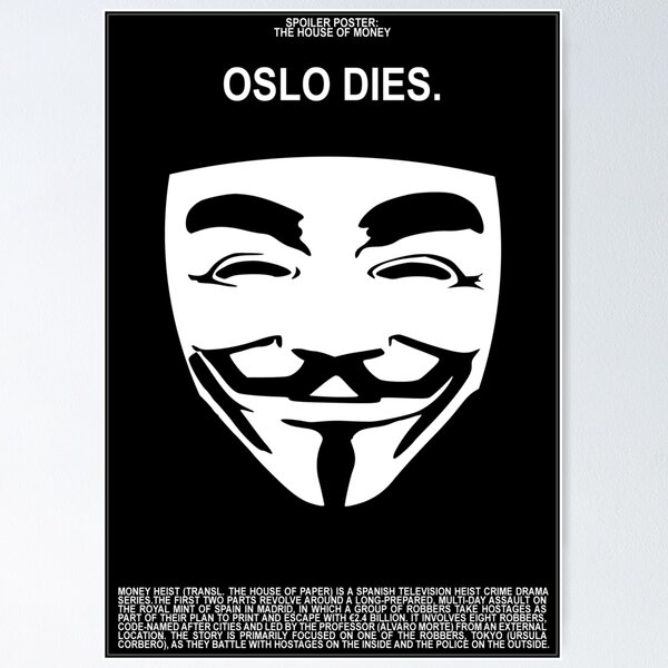 Item preview, Spoiler poster: The House of Money: Oslo dies. designed and sold by spoilerposters.