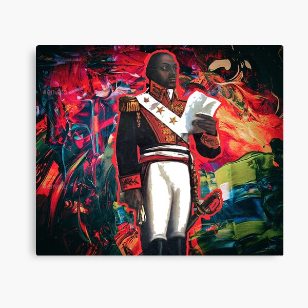 Toussaint Louverture Abstract Canvas Print