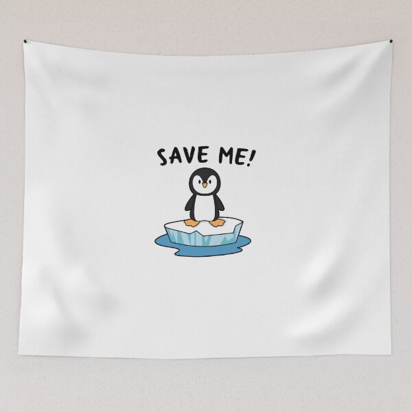Item preview, Save me! penguin designed and sold by nmdesigns1.