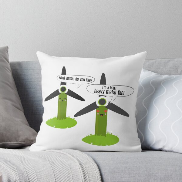 Item preview, Funny wind turbines pun - heavy metal fan designed and sold by Kam-designs.