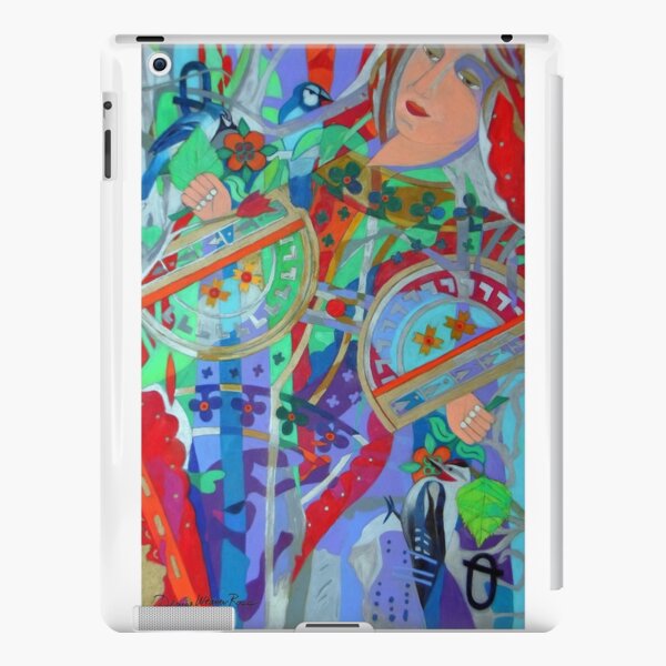 Queen of the Birch Trees giclee with borders iPad Snap Case