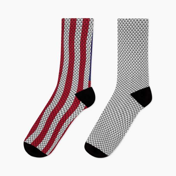 Item preview, US Flag on Carbon Fiber Style Print designed and sold by Garaga.