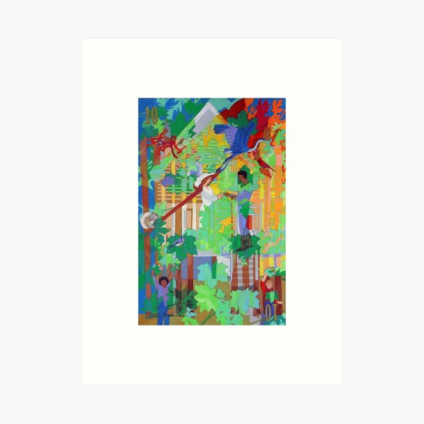 Under the Ten (x2) Maple Trees Art Print