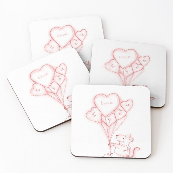 Item preview, Little Mouse Saying I Love You designed and sold by blayzeink.