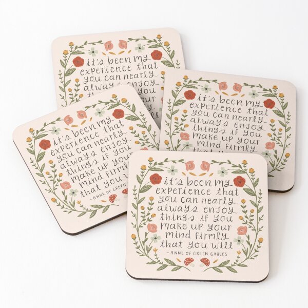 Item preview, Anne of Green Gables "Enjoy Things" Quote designed and sold by ohjessmarie.