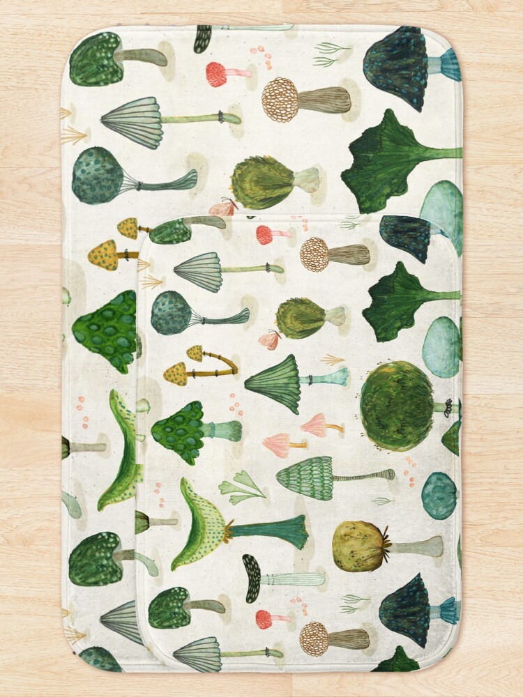 Alternate view of Mushrooms Bath Mat