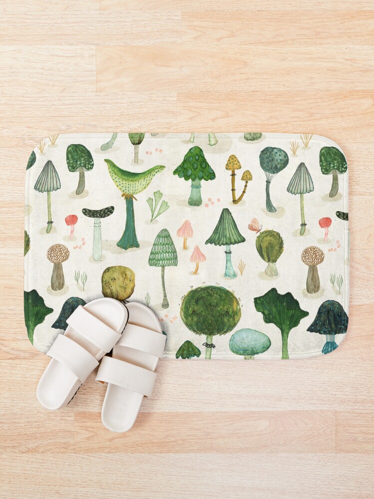 Alternate view of Mushrooms Bath Mat