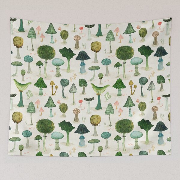 Item preview, Mushrooms designed and sold by Katherine Quinn Illustration.