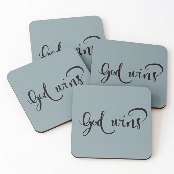 Item preview, God Wins designed and sold by MaddiLoppnow.