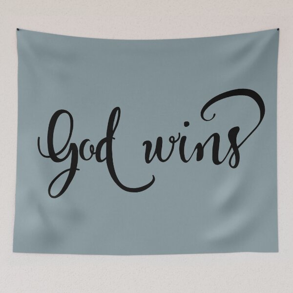 Item preview, God Wins designed and sold by MaddiLoppnow.