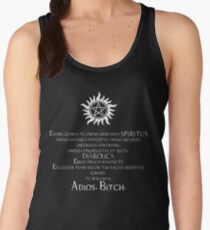 Supernatural Adios Bitch Exorcism Women's Tank Top