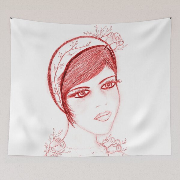 Item preview, A Sweet Flapper in Red designed and sold by blayzeink.