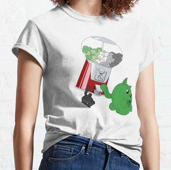 Cat Gumball Machine - Aromantic Classic T-Shirt