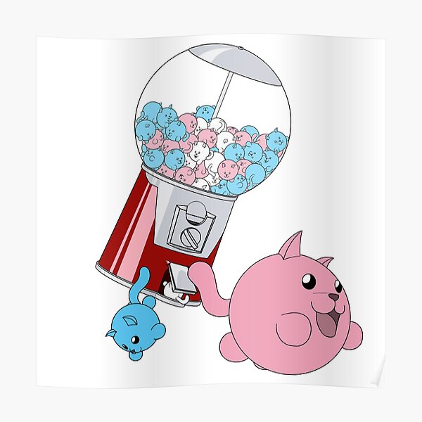Cat Gumball Machine - Transexual Poster