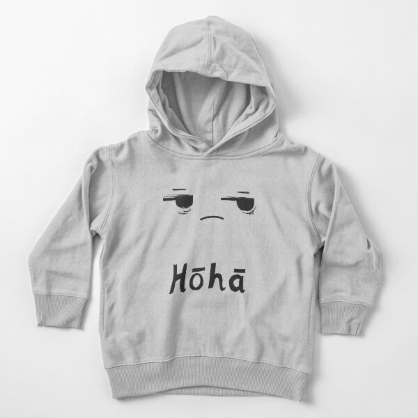 Hōhā - bored, or fed up (te reo Māori) Toddler Pullover Hoodie