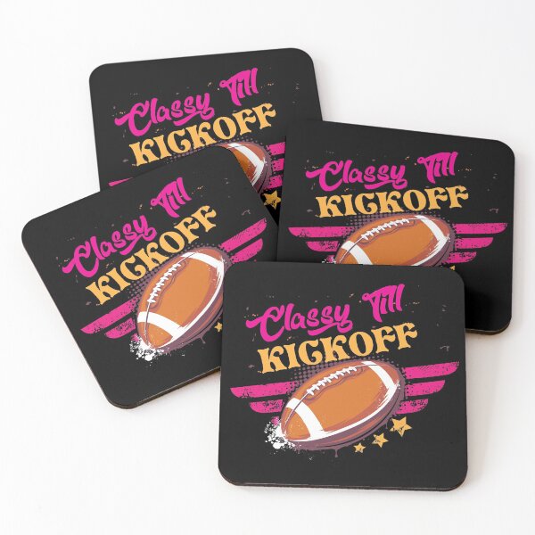 Item preview, Classy till Kickoff Awesome Football Shirt for Women designed and sold by ChicagoIndigo.