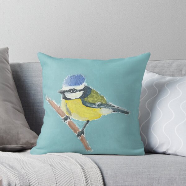 Item preview, Blue Tit on Duck Egg designed and sold by TFeldDesign.