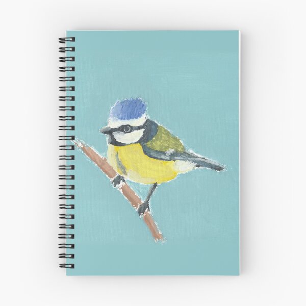 Item preview, Blue Tit on Duck Egg designed and sold by TFeldDesign.