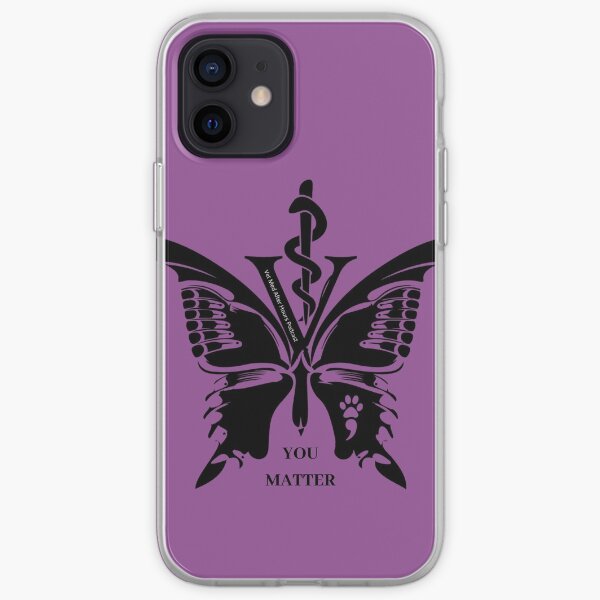 Vet Med After Hours You Matter Butterfly Galaxy Phone Cases iPhone Soft Case