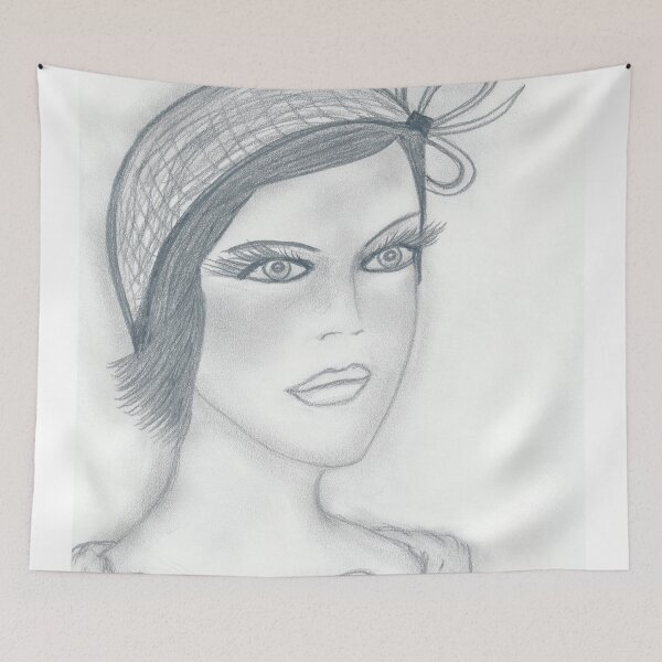 Item preview, Bow Flapper in Black and White designed and sold by blayzeink.