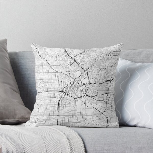 Item preview, Los Angeles Map Gray designed and sold by HubertRoguski.