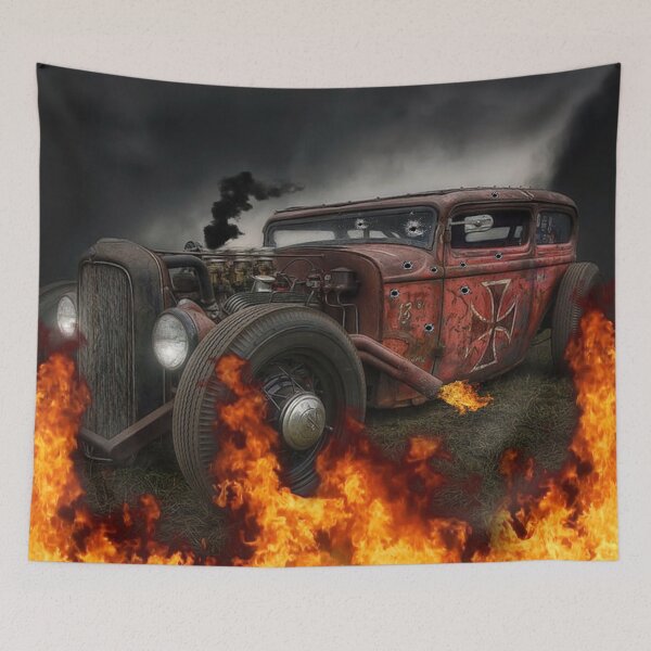 Aperçu de l'œuvre HOT ROD ALLEMAND WW2 créée et vendue par johnnyssandart.