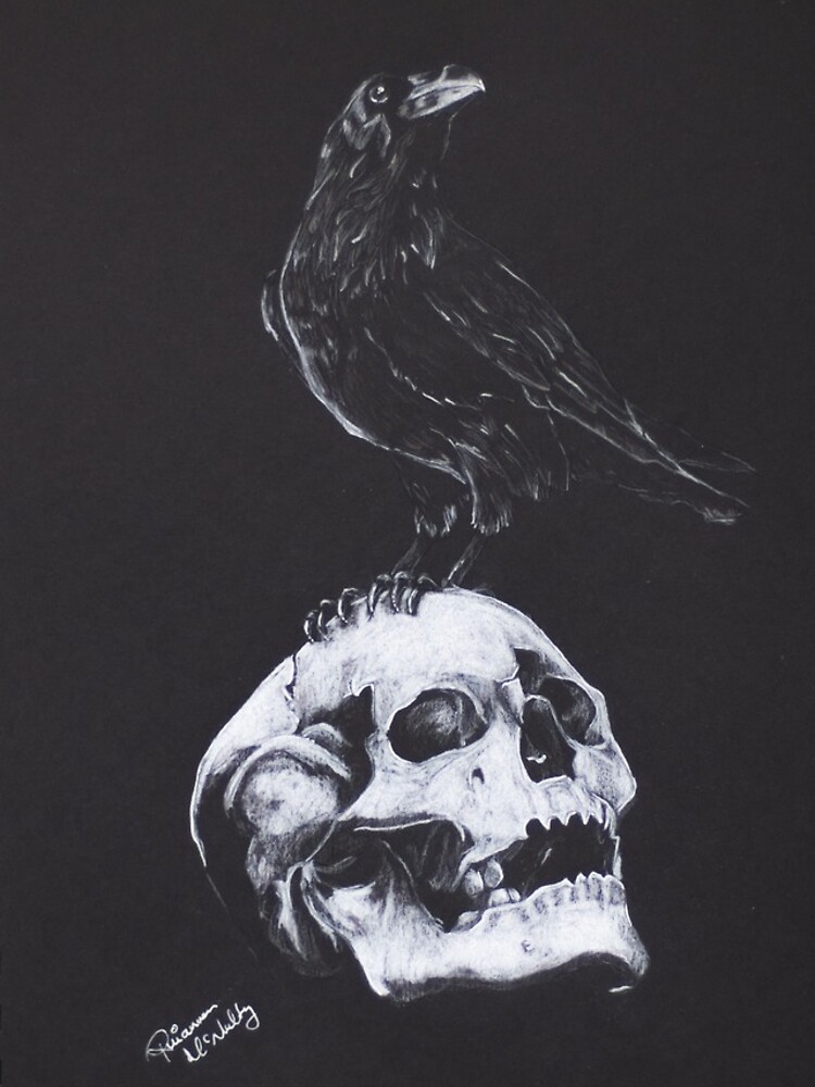 Thumbnail 4 of 4, iPhone Case, The Raven designed and sold by RhiCreated.