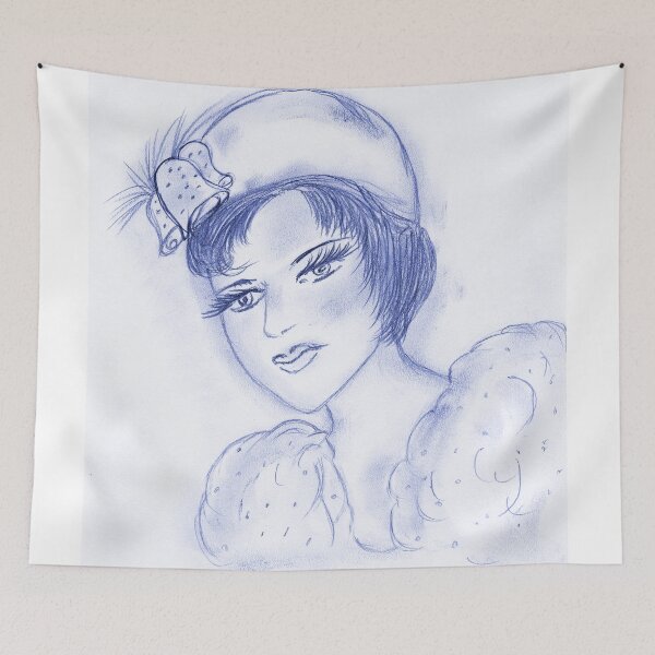 Item preview, Flapper Girl with Bells  designed and sold by blayzeink.