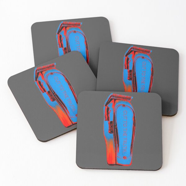 Item preview, Pop Art clippers red and blue  designed and sold by SaltCitySage.