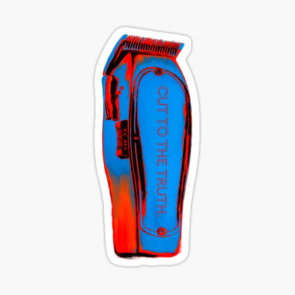 Item preview, Pop Art clippers red and blue  designed and sold by Britta Baker.