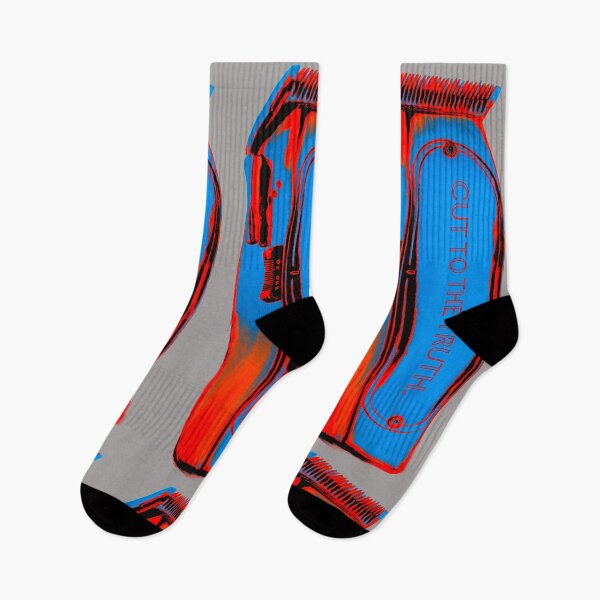 Item preview, Pop Art clippers red and blue  designed and sold by SaltCitySage.