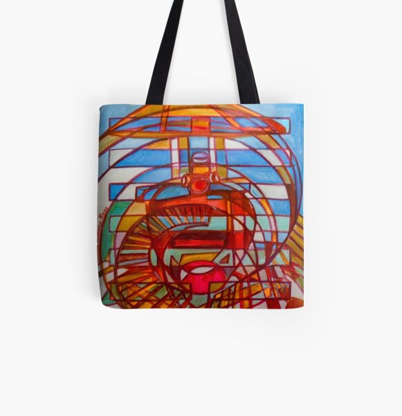 Hexagram 48: Jĭng (The Well) All Over Print Tote Bag