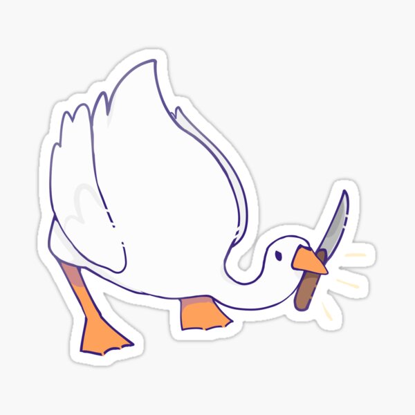 Untitled Goose Game Sticker