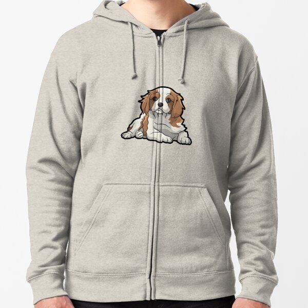 Cavalier King Charles Spaniel Zipped Hoodie