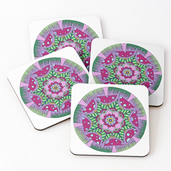 Item preview, Mushroom Mandala || Forest || Nature  designed and sold by Hilary Leslie.