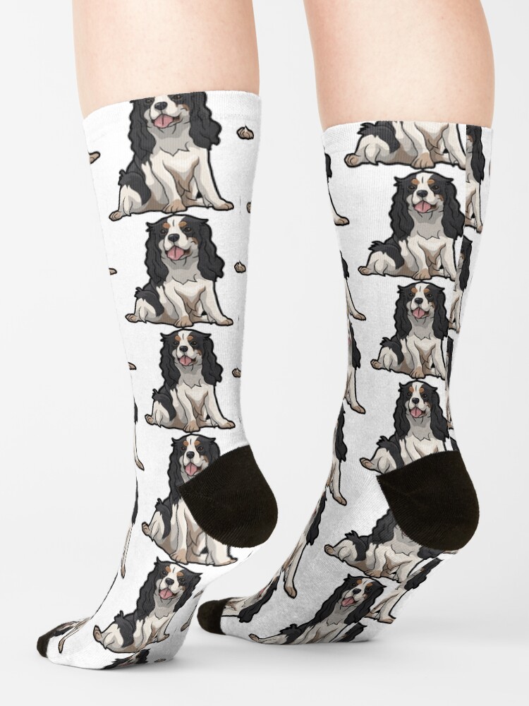 "Cavalier King Charles Spaniel" Socks for Sale by TazClothing Redbubble