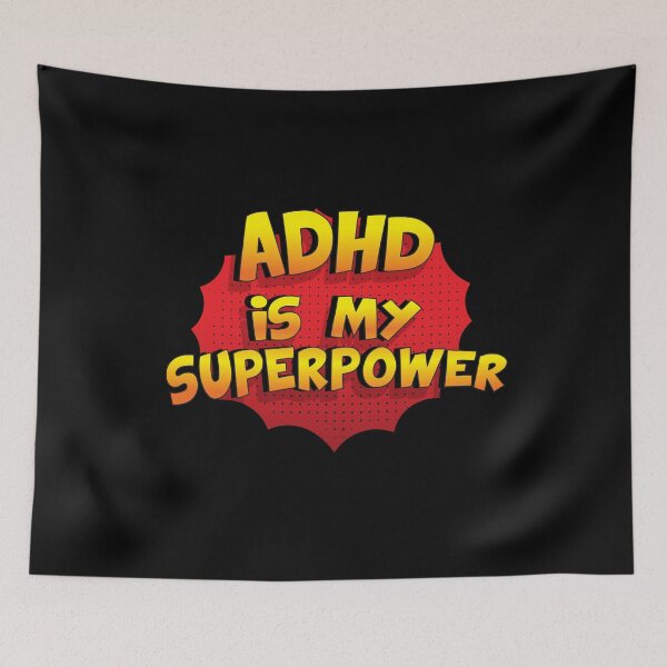 Aperçu de l'œuvre Le TDAH est mon cadeau de conception drôle Adhd de superpuissance, créée et vendue par Custom365.