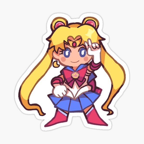 Sailor Moon Sticker Sheet 4x6 Waterproof Sailor Moon Sticker Sheet Pretty  Guardian Sticker Sheet Transformation Broach Sticker Gift 